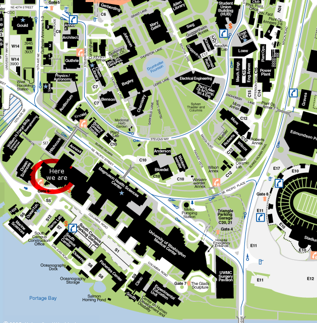 uw campus map